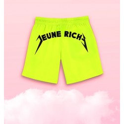 JEUNE RICHE SHORT DE BAINS STUNNER JAUNE FLUO 